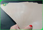 ไมโครเวฟปลอดภัย PE กระดาษเคลือบกันน้ำสีน้ำตาลสำหรับบรรจุภัณฑ์อาหาร