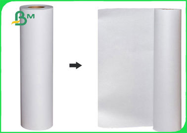 กระดาษม้วนเขียนแบบ CAD สีขาว 80g ขนาดม้วนกระดาษ 610 มม. 914 มม