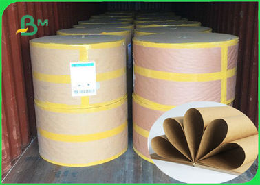 250 / 300 / 300gm ความแข็งแรงดี ผิวเคลือบกระดาษ Kraft Roll สําหรับการบรรจุ