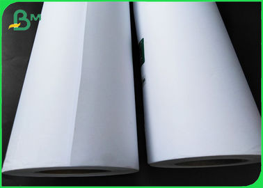 24 นิ้ว 36 นิ้ว Inkjet Plotter กระดาษม้วน 80gsm สําหรับอุตสาหกรรมการแต่งกาย