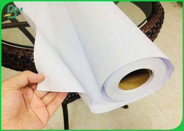 กระดาษโพลเตอร์ ขาวขนาดใหญ่ ขนาด 36 × 150 CAD สําหรับเครื่องพิมพ์โพลเตอร์ Canon