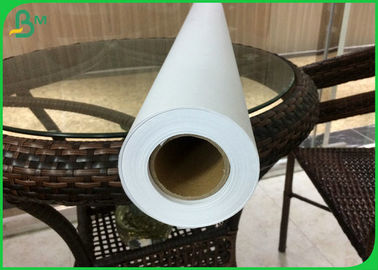 กระดาษโพลเตอร์ ขาวขนาดใหญ่ ขนาด 36 × 150 CAD สําหรับเครื่องพิมพ์โพลเตอร์ Canon