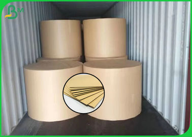 160GSM กระดาษครัฟท์ไลนเนอร์สีน้ําตาลคุณภาพดี สําหรับการทํากล่องเก็บของ
