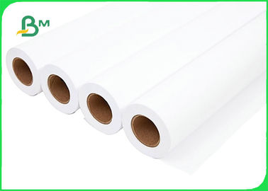 แฟรเมทกว้าง CAD 20# บอนด์กระดาษม้วนสําหรับเครื่องพิมพ์หมึก 30' X 50yards