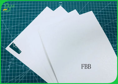 230GSM ถึง 400GSM FBB ที่เคลือบสีขาวแบบแข็งแบบเต็ม ด้วยความแข็งแรงที่ดี