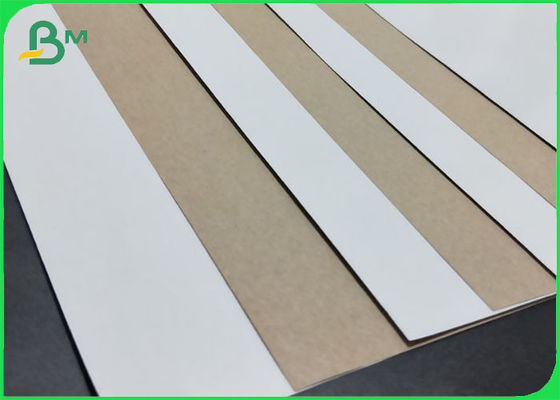 FSC FDA อนุมัติกระดาษคราฟท์สีขาวเกรดอาหาร 120g - 250g Wood Pulp