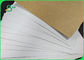 กระดาษเคลือบขาว 365gsm กระดาษคราฟท์ไม่ได้ฟอกกลับสำหรับถาดอาหาร