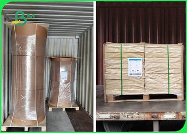 เยื่อกระดาษไม้ไผ่บริสุทธิ์บรรจุกระดาษคราฟท์ 40gsm 50gsm สำหรับห่อขนมขบเคี้ยว