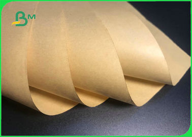 เยื่อกระดาษไม้ไผ่บริสุทธิ์บรรจุกระดาษคราฟท์ 40gsm 50gsm สำหรับห่อขนมขบเคี้ยว