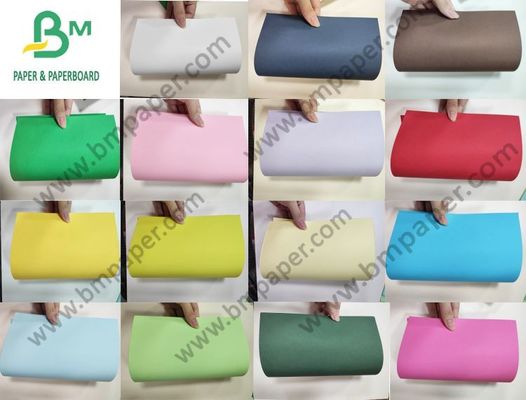 กระดาษพิมพ์หลายสีจำนวนมาก 180gsm แผ่นกระดาษสีทึบ