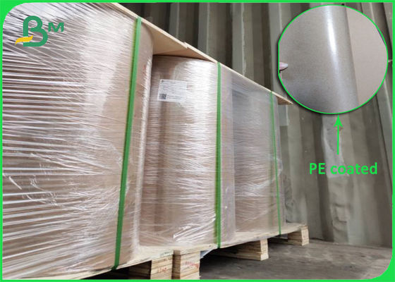 กล่องกระดาษครัฟท์สีน้ําตาล PE ที่เคลือบด้านเดียว 80 กรัม