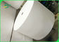 กระดาษคราฟท์สีขาวฟอกขาว 80gsm 100gsm สำหรับถุงช้อปปิ้งความต้านทานการฉีกขาด