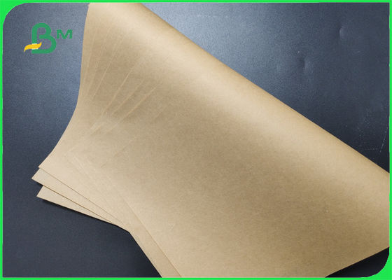 Wood Pulp 40gsm Food Grade Brown Kraft Paper สำหรับบรรจุภัณฑ์ปลอดสารพิษ