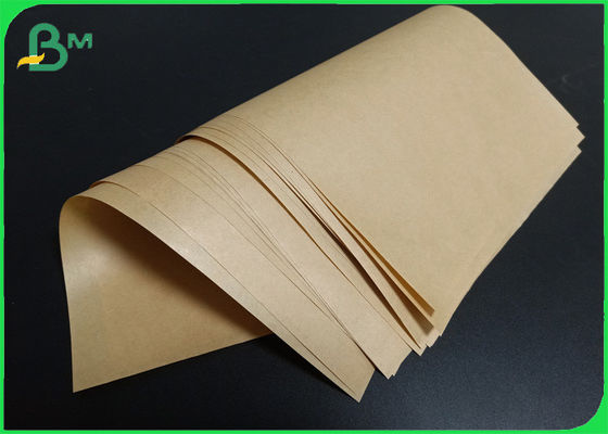 FDA รับรอง 50gsm 50gsm 60gsm อาหารบรรจุภัณฑ์ธรรมชาติน้ําตาลกระดาษ Kraft Jumbo Roll