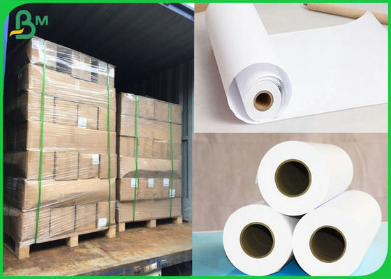 20LB 24" 36" หน้ากว้าง x 150ft 2inch Core White Bond Roll Paper สําหรับการออกแบบสถาปัตยกรรม