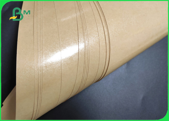 60gsm 80gsm PE เคลือบกระดาษคราฟท์สีน้ำตาล 780mm ถุงบรรจุภัณฑ์ขนมปัง Paper