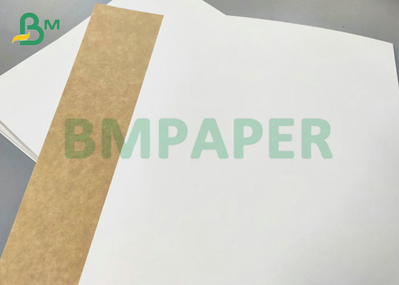 265gsm 350gsm กระดาษคราฟท์เคลือบสีขาวเคลือบด้านหลังกล่องอาหาร 70 x 100cm