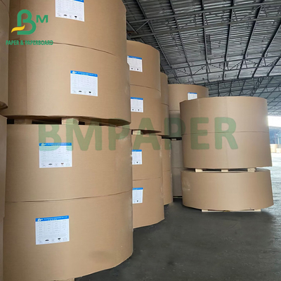 70 กรัม 90 กรัม กระดาษครึ่งขยายสีน้ําตาล Kraft สําหรับกระเป๋าบรรจุ