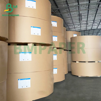 กล่องบรรจุอาหารกันไขมัน กล่องกระดาษเคลือบ Kraft PE สีน้ําตาล