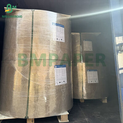 70gsm 80gsm 340mm 450mm ความแข็งแรงสูง กระดาษ Kraft สีน้ําตาล สําหรับกระเป๋ากระดาษ