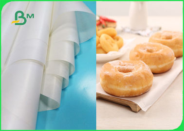 22 GSM 31 GSM ท่ีต้านทานนำ้มันม้วนกระดาษทนความร้อน Non Stick Baking Paper