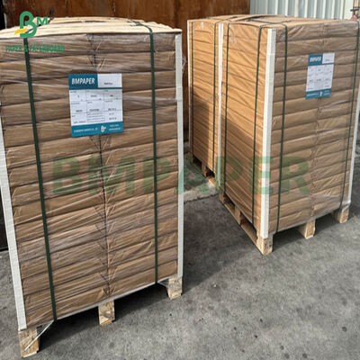 กระดาษคราฟท์ 250gsm 270gsm เคลือบ PE ด้านเดียว 15gsm สำหรับกล่องอาหารกลางวัน 70 x 100 ซม.