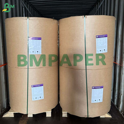 กระดาษครัฟท์สีน้ําตาล PE ครอบคลุม 35g + 6g สําหรับกระเป๋าน้ําตาล 90cm 100cm